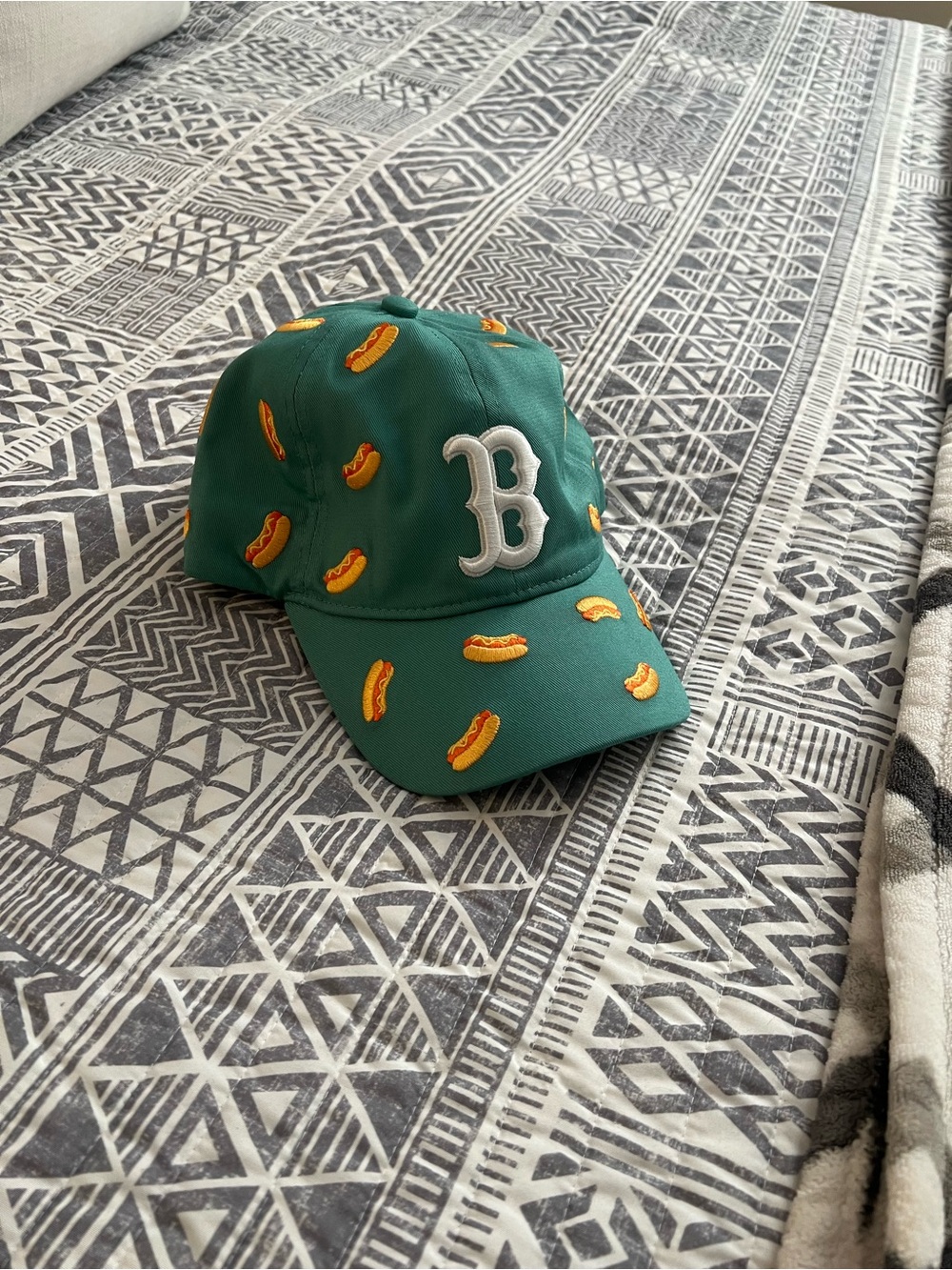Boston Red Sox Limited Edition Green City Connect Hot Dog Hat